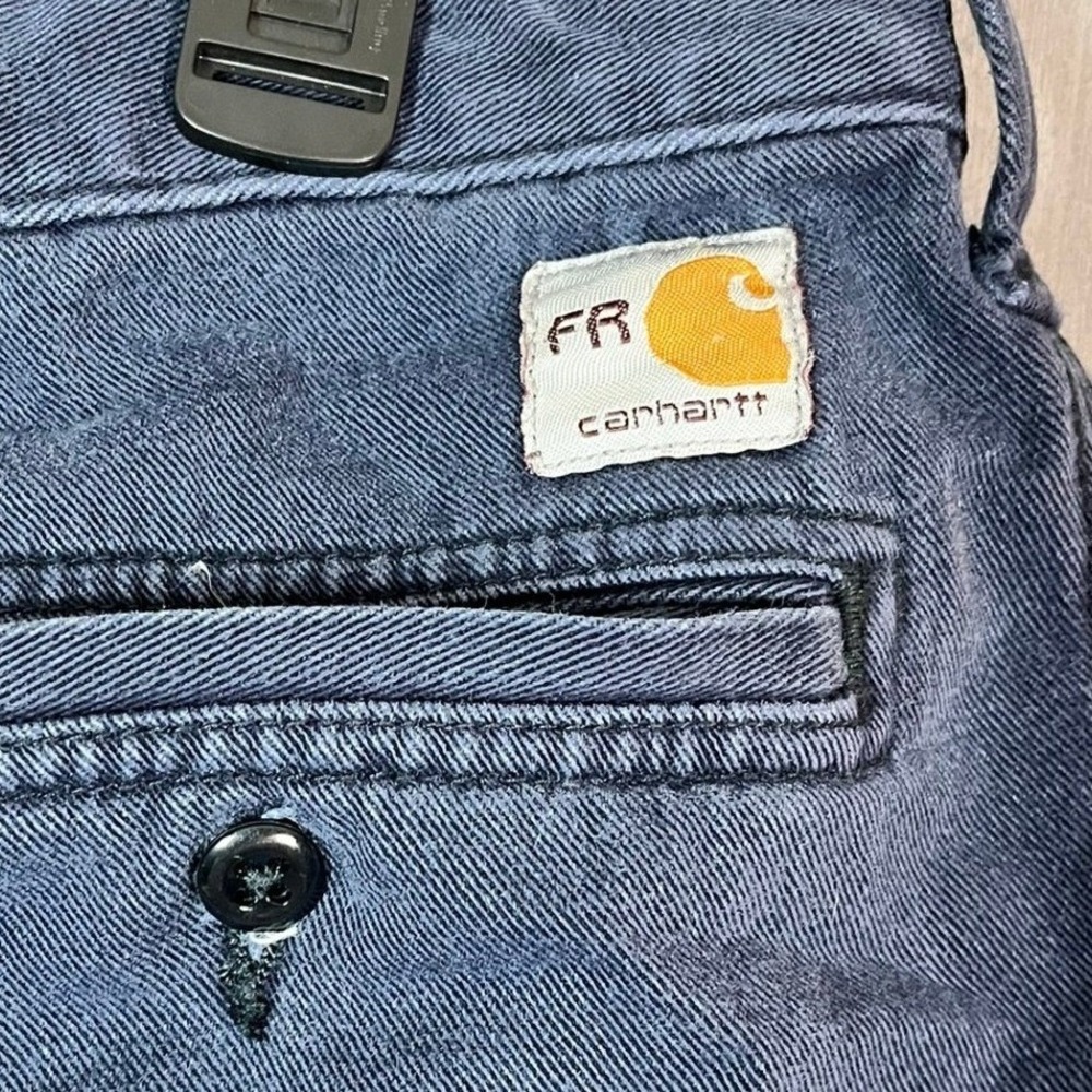 Carhartt FR Work Pants 42x30 Navy Flame Resistant NFPA 2112 HRC 2 Utility Fair